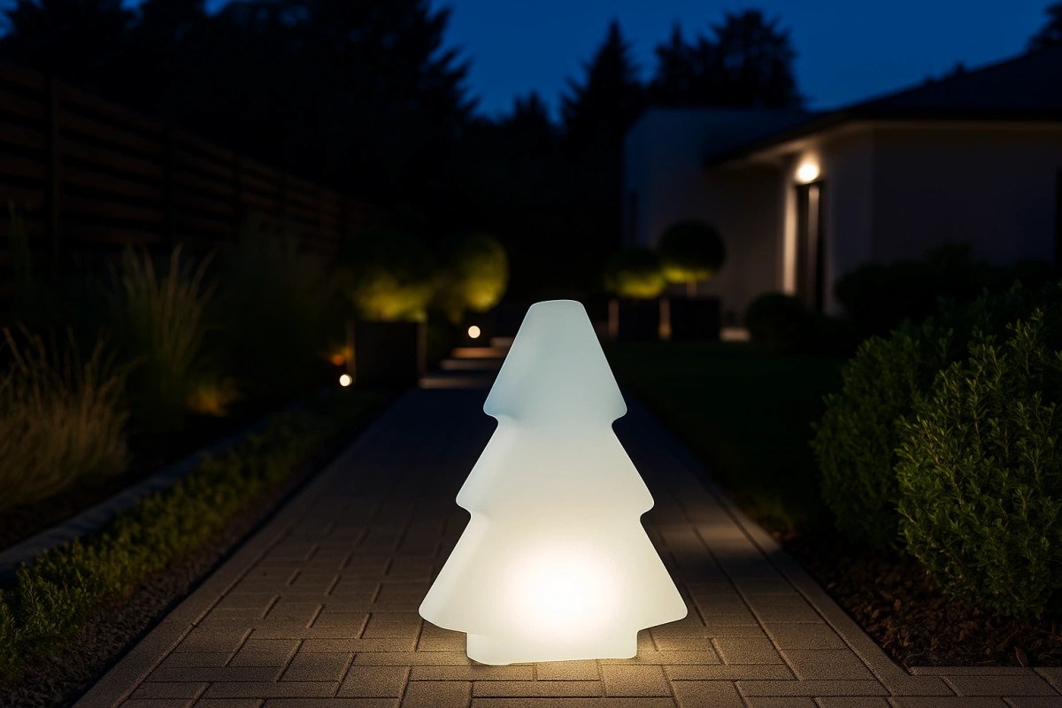 choinka led bezprzewowdowa do ogrodu