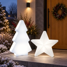 Zestaw świąteczny LED choinka SAPIN M 84 cm i gwiazdka POLARIS M 60 cm (przewód)