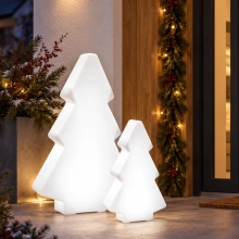 Zestaw świąteczny LED choinka SAPIN M 84 cm i choinka SAPIN S 50 cm