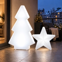Zestaw świąteczny LED choinka SAPIN L 112 cm i gwiazdka POLARIS M 60 cm