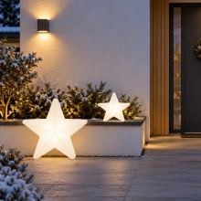 Zestaw świąteczny LED gwiazdki POLARIS S 30 cm i POLARIS M 60 cm (przewód)