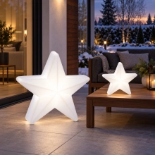 Zestaw świąteczny LED gwiazdki POLARIS S 30 cm i POLARIS M 60 cm