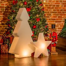 Zestaw świąteczny LED choinka 112 cm i gwiazdka 60 cm