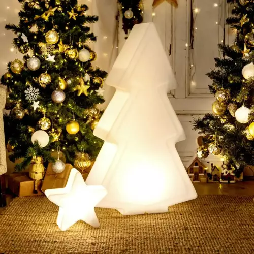 Świecąca choinka PINUS M i Gwiazdka Podświetlana Stella S