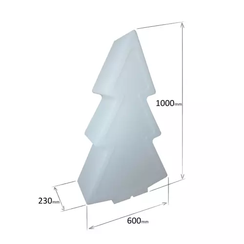 Wymiary podświetlanej choinki PINUS M