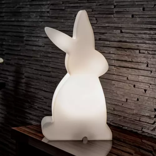 Podświetlany zajączek świąteczny BUNNY LED zimny