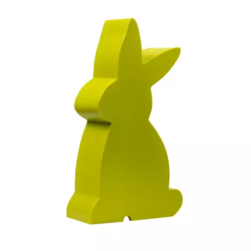 Zajączek świąteczny BUNNY limonkowy z wyłączonym podświetleniem