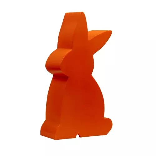 Zajączek świąteczny BUNNY pomarańczowy z wyłączonym podświetleniem