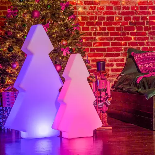 Zestaw świąteczny LED choinka 112 cm i choinka 84 cm