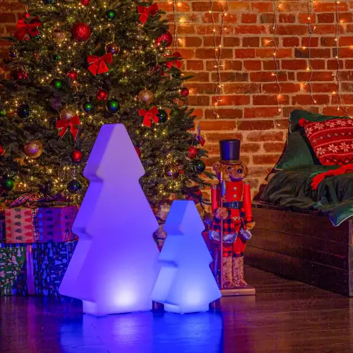 Zestaw świąteczny LED choinka 84 cm i choinka 50 cm