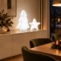 Zestaw świąteczny LED choinka SAPIN S 50 cm i gwiazdka POLARIS S 30 cm