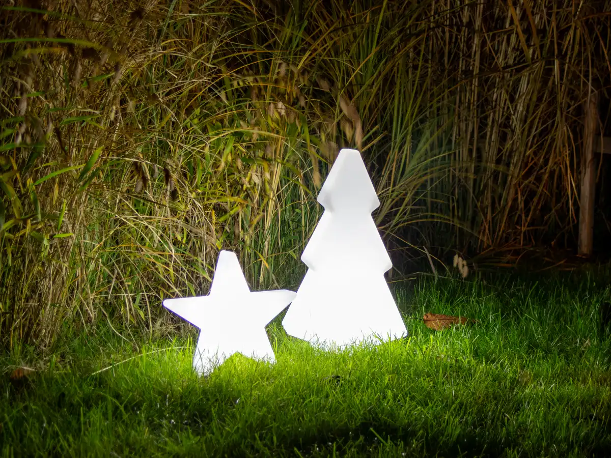 zestaw ozdób świątecznych led