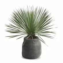 Donica BOGE TBO48-107GR Ø46x47 cm grafitowy kamień