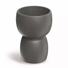 Donica DUALA ROUND TDR30-105GR Ø30x41 cm jasny granit