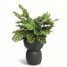 Donica DUALA ROUND TDR30-107GR Ø30x41 cm grafitowy kamień