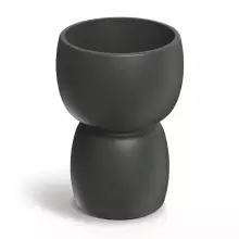 Donica DUALA ROUND TDR30-107GR Ø30x41 cm grafitowy kamień