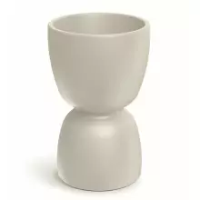 Donica DUALA ROUND MIDL TDR40M-101GR Ø40x61 cm piaskowy