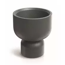 Donica MOLTA GRAIL TMG40-105GR Ø40x43 cm jasny granit