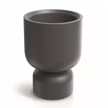 Donica MOLTA GRAIL MIDL TMG40M-105GR Ø40x54 cm jasny granit