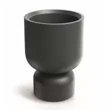 Donica MOLTA GRAIL MIDL TMG40M-107GR Ø40x54 cm grafitowy kamień