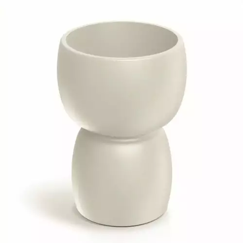 Donica DUALA ROUND TDR30-101GR Ø30x41 cm piaskowy