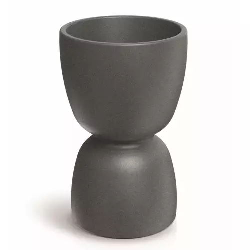 Donica DUALA ROUND MIDL TDR40M-105GR Ø40x61 cm jasny granit