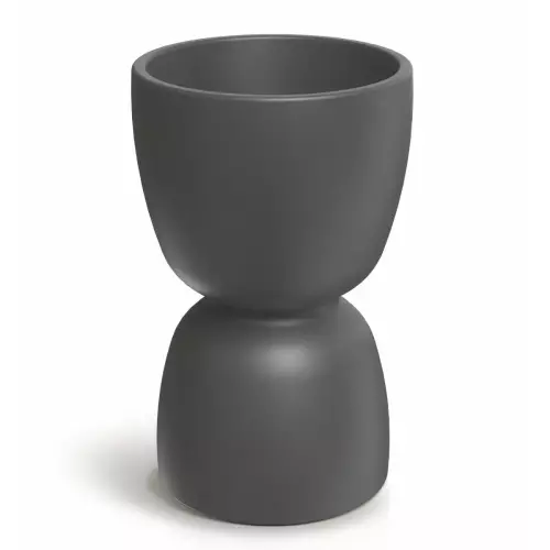 Donica DUALA ROUND MIDL TDR40M-106GR Ø40x61 cm szary beton