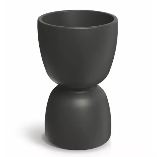 Donica DUALA ROUND MIDL TDR40M-107GR Ø40x61 cm grafitowy kamień