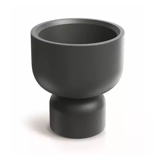 Donica MOLTA GRAIL TMG40-107GR Ø40x43 cm grafitowy kamień
