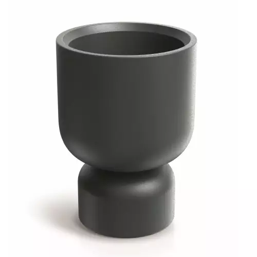 Donica MOLTA GRAIL MIDL TMG40M-107GR Ø40x54 cm grafitowy kamień