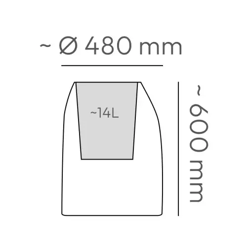 Pojemność donicy EPOCCO BOLD TEP48B Pojemność donicy EPOCCO BOLD TEP48B