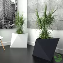 Donica z polietylenu EOS PL-EO50-PD antracyt