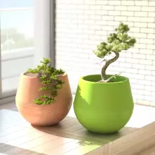 Donica z polietylenu AURORA PL-AU45 limonka