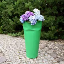 Donica z polietylenu BENT ST-BENT69 limonka