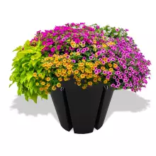 Donica z polietylenu BIKEPOT antracyt