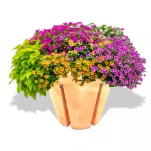 Donica z polietylenu BIKEPOT terakota