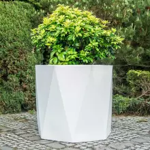 Donica z polietylenu CERES PL-CE50 biały