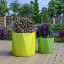 Donica z polietylenu CERES PL-CE70 limonka