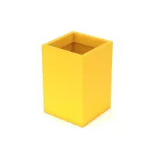 Donica z polietylenu QUADRI PL-QU60 cytryna