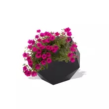 Donica z polietylenu DIONE PL-DI53 czarny