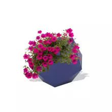 Donica z polietylenu DIONE PL-DI53 niebieski