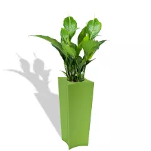 Donica z polietylenu DORIS PL-DO80 limonka