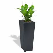 Donica z polietylenu DORIS PL-DO100 antracyt