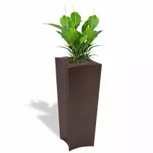 Donica z polietylenu DORIS PL-DO100 czekolada