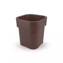 Brązowa donica FLORA o wysokości 65 cm