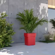 Donica z polietylenu FLORA ST-FLORA65 czerwony