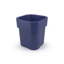 Niebieska donica FLORA o wysokości 65 cm