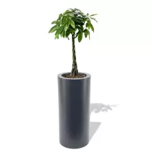 Donica z polietylenu HEBE PL-HE70-PD antracyt