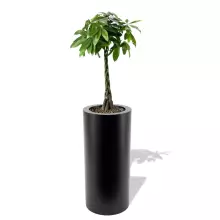 Donica z polietylenu HEBE PL-HE70-PD czarny