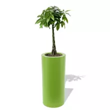 Donica z polietylenu HEBE PL-HE70-PD limonka